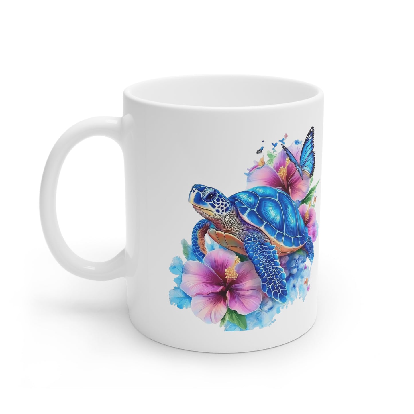 Blue turtle - mug