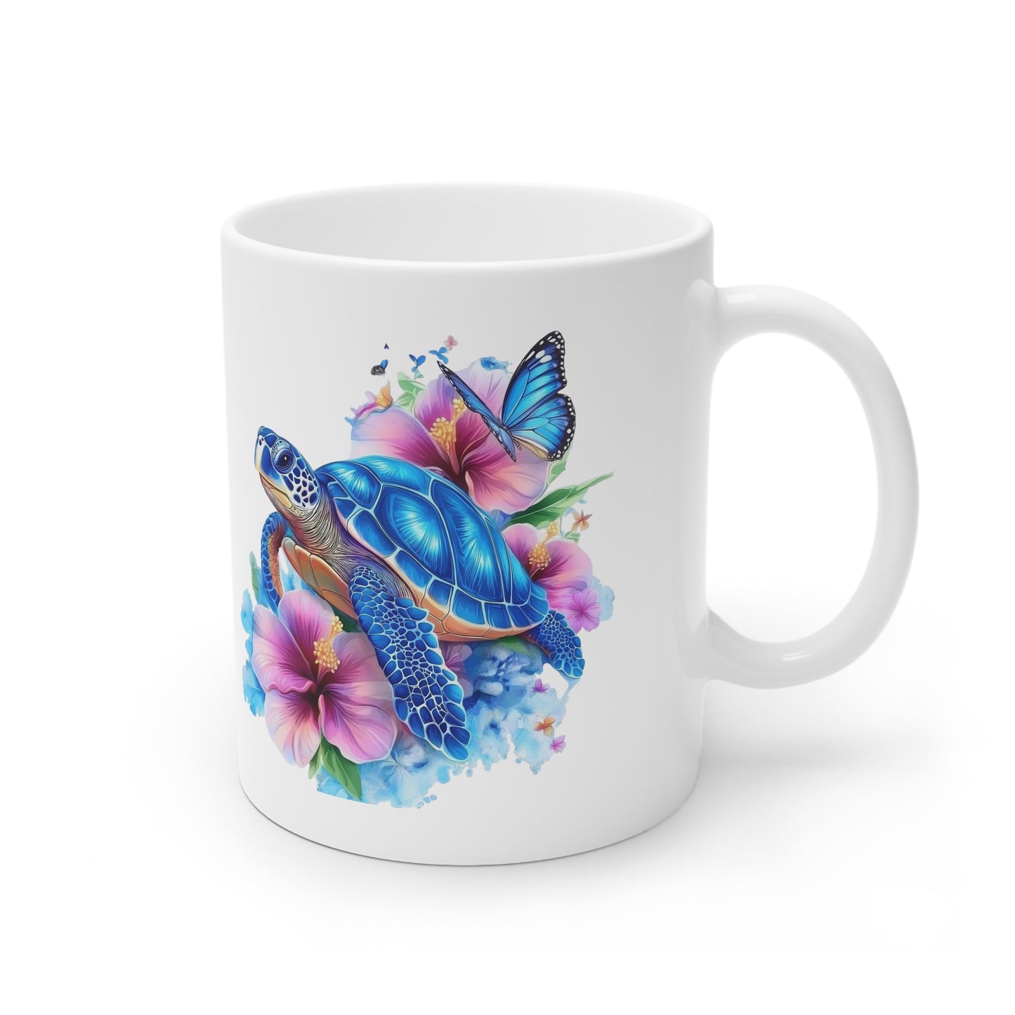 Blue turtle - mug