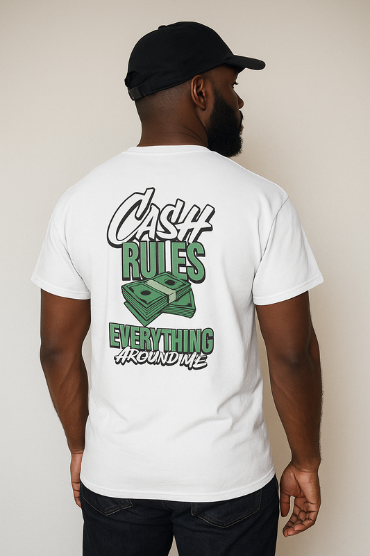 Unisex Crewneck T-shirt | ” CASH RULES "